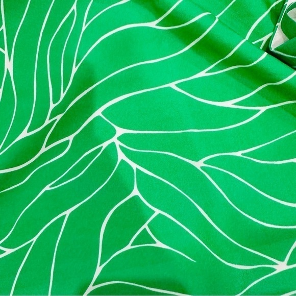 Revolve Susana Monaco Palm Print green maxi dress - Picture 6 of 7